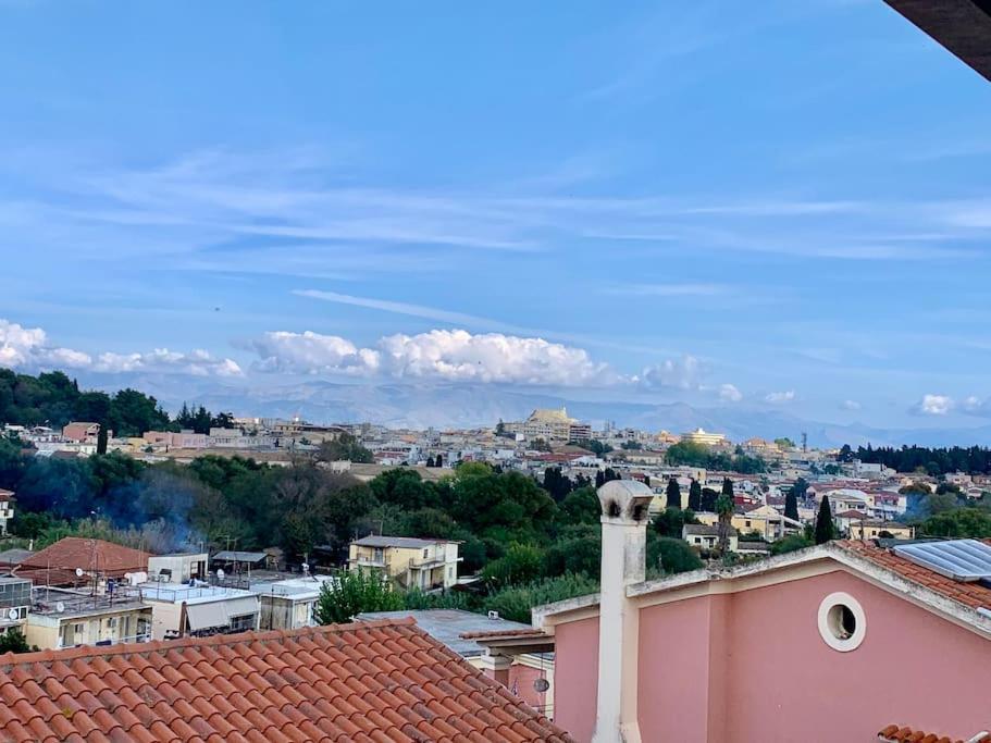 Panoramic Penthouse Corfu Town With Amazing Viewsアパートメント エクステリア 写真